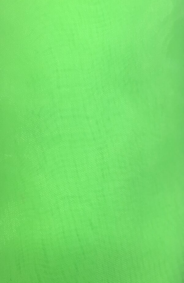 Organza Lime (3) 100% Polyester $15.00 Per mt 150cm Wide