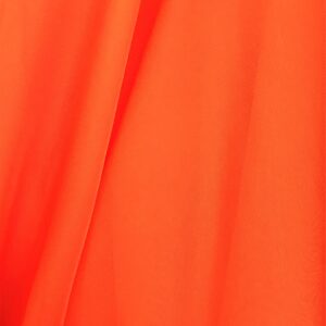 Chiffon Orange #517.85 100% Polyester $12.00 Per mt 150cm Wide
