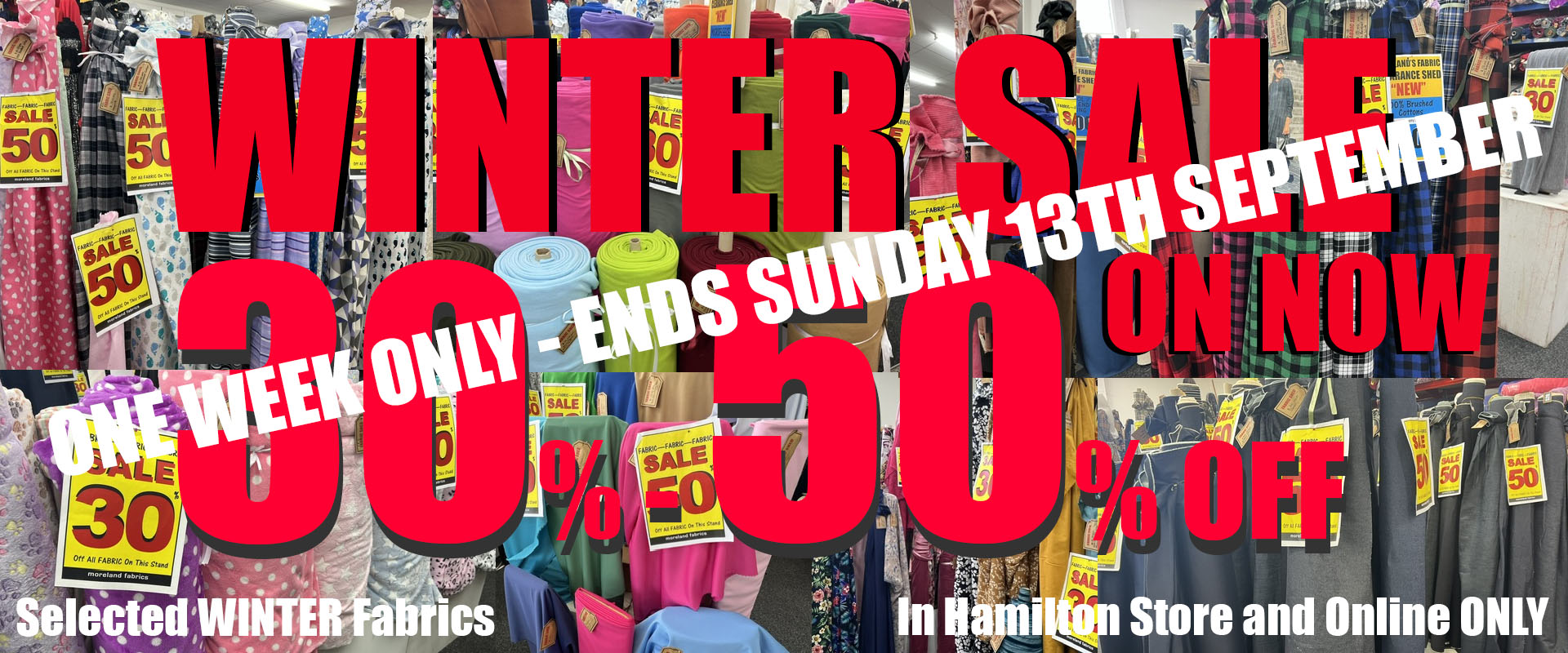 WINTER CLEARANCE