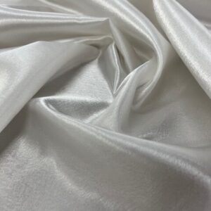 Satin Backed Crepe Off White 100% Polyester $12.00 Per mt 150cm Wide