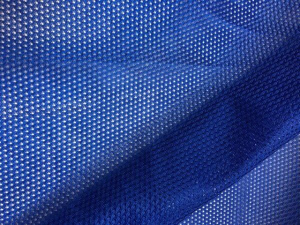 Sports Body Mesh # 10 Royal Blue - 100% Polyester  $12.00 per mt  1.60cm wide