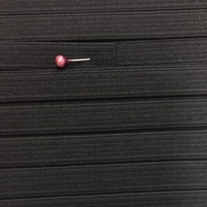 Elastic - Knitted 9mm Black - .90 cents Per Metre