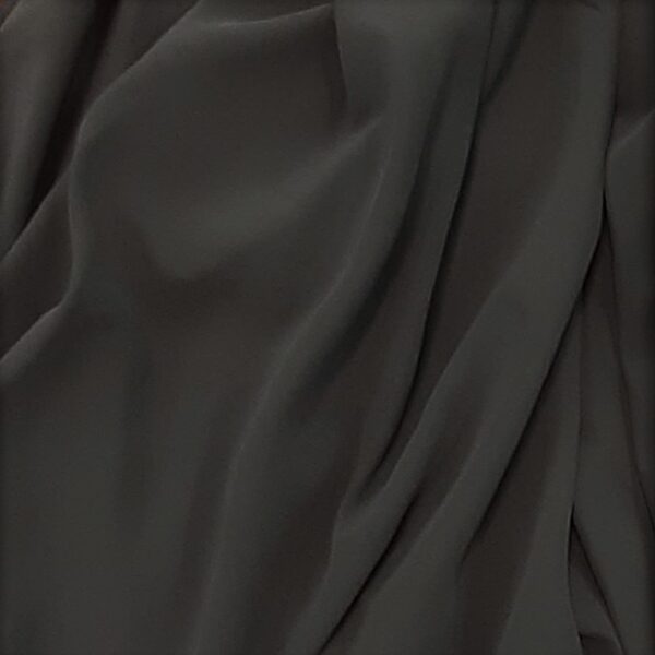 Georgette - Black - (Y3G2) - 100% Polyester - $14 per mtr - 150cm Wide