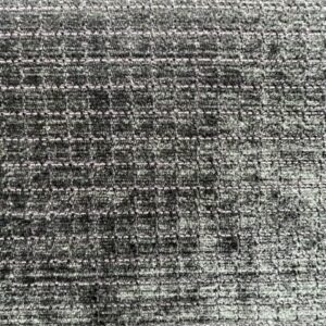 U17 - Upholstery - A high pile of Charcoal Grey with Purple threaded squares - 147cm wide - $15.00 pm