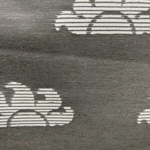 U60 - Upholstery - Designer Range - Brazil Pebble - Cream Sun Rising on Brown - 148cm wide - $20.00 pm