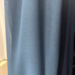 100% Polyester Crepe - Colbalt Blue - Darker than the photo shows - 120cm wide - $14.00 per mtr