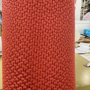 U26 - Upholstery - Miami Tangerine - Designer Range - Deep Coral in a thick weave Upholstery - 145cm wide - $20.00 per mtr