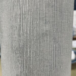 C92 Curtaining - Stone hedge - Sage with strong indented lines - 160cm wide - $15.00 per mtr