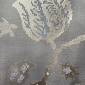 C104 - Curtaining - Gold over leaf on a Mauve Backing - Stunning - Designer Range - 148cm wide - $20.00 per mtr
