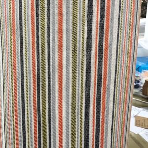 U33 - Upholstery - Harbour - I Like this one !! - Waxed Back Industrial Grade Upholstery, Vibrant colours in the stripes - 148cm wide - $20.00 per mtr