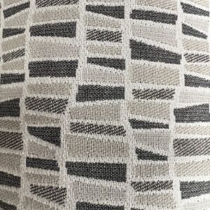 U94 - Upholstery - Designer Range - Sharo Metro - Tan and Grey Triangle type styles - 142cm wide - $20.00 per mtr
