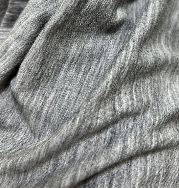 Merino 5 - 100% NZ Merino Wool Knit - Light Grey - 143cm wide - 150GSM - $28.00 per mtr