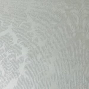 C76 - Curtaining - Cream with a shiny Cream Foliage overlay - 148cm wide - $15.00 per mtr