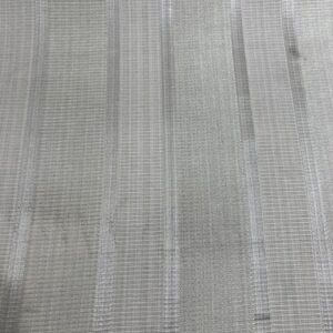 C129 - Curtaining - Tan with w 6 cm Stripe - 100% Polyester - 142cm wide - $15.00 per mtr
