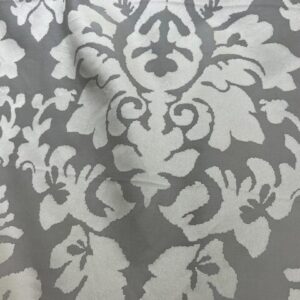 C146 - Curtaining - Tan with Large Light Golden Florettes - 144cm wide - 100% Polyester - $15.00 per mtr
