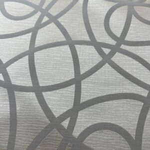 C75 - Curtaining - Gold with a Tan Circle Overlay - 100% Polyester - 145cm wide - $15.00 per mtr