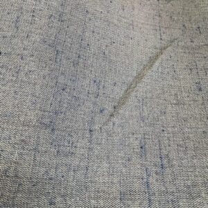 C173 - Curtaining - Gold Based with a blue Overlay / Slub - 145cm wide - 100% Polyester - $15.00 per mtr