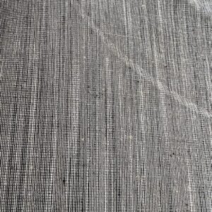 C199 - Curtaining - Linen Looking, but 100% Polyester - Streaks of Tan, Dark Brown, Cream and Tan -  150cm wide - $15.00 per mtr