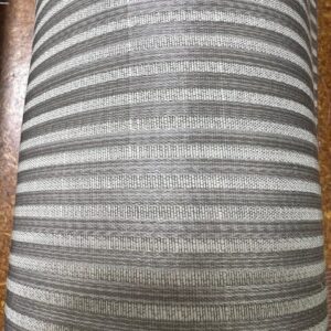 C9 - Curtaining - Gold and Tan 2 mm smooth finish stripe - 100% Polyester 140cm wide - $15.00 per mtr