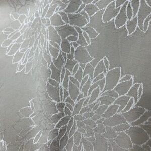 C205 - Curtaining - Flower Clusters in Tan on Tan - 142cm wide - 100% Polyester - $15.00 per mtr