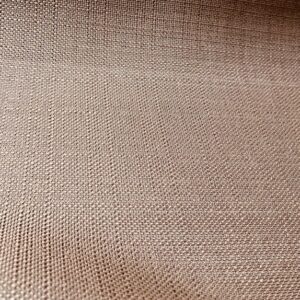 U63 - Upholstery - Deep rust Brown with a thick open weave - 100% Polyester - 144cm wide - $15.00 per mtr