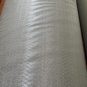 C235 - Curtaining - Thermal Backed - Gold with a zip zag pattern - 148cm wide - 100% Polyester - $15.00 per mtr