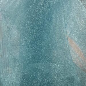 Dance Organza - #2 - Aqua - 100% Polyester - 150cm wide - $5.00 per mtr special
