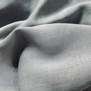 CS47 - 3 Mtr wide / Drop Curtain Sheer - Mid Grey Textured Organza - 100% Polyester - $30.00 per mtr