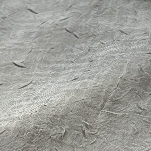 CS74 - 3 Mtr Wide / Drop Curtaining Sheer - Crinkled Mushroom Organza - 100% Polyester - $30.00 per mtr