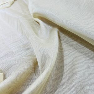 CS75 - 3 Mtr wide / Drop Curtain Sheer - Butter Yellow Gold - 100% Polyester Organza Curtaining - $30.00 per mtr