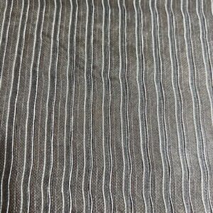CS80 - 3 Mtr Wide / Drop Curtain Sheer - Brown with White pin stripes - 100% Polyester Organza - $30.00 per mtr