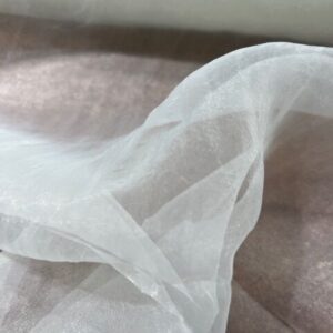 CS81 - 3 Mtr wide / Drop Curtain Sheers - 100% Polyester Cream Organza - $30.00 per mtr