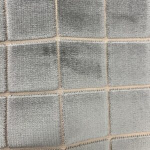 U174 - Upholstery - Caxton Stone - Velveteen Stone coloured in a 5cm square - Designer Range Upholstery - 100% Polyester - 143cm wide - $20.00 per mtr
