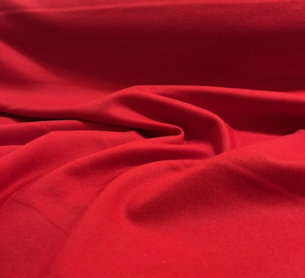 W10 - 100% Wool Jacketing - Vibrant Red - 144cm wide - $39.00 per mtr