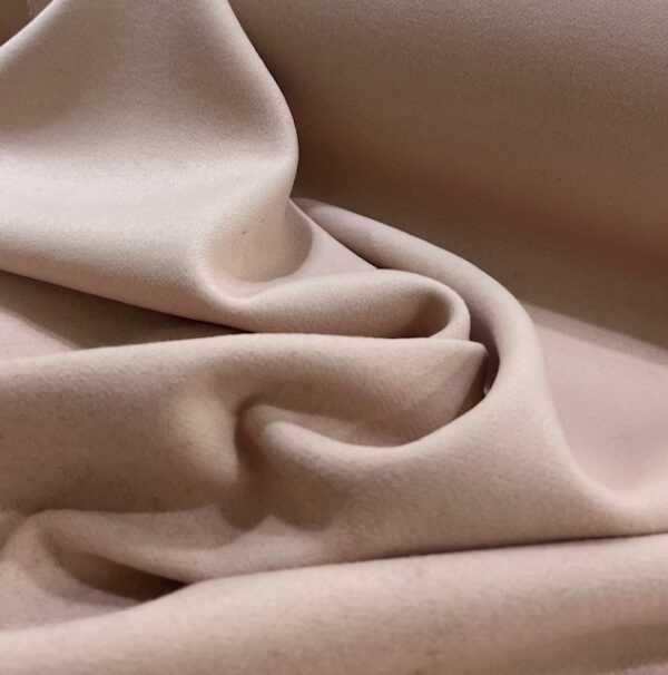 W18 - Wool Blend Jacketing - Soft Peach - 60% Wool / 40% Polyester - 148cm wide - $39.00 per mtr
