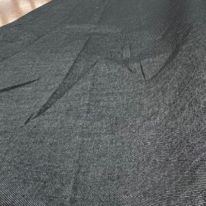 D52 - Denim - Slight Stretch - Heavy Weight -Black - 98% Cotton / 2% Spandex  - 154cm wide - $20.00 per mtr