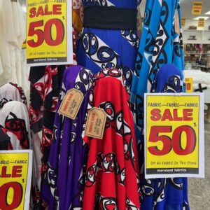 Maori Design on 100% Rayon - 1/2 Price CLEARANCE - NOW ONY $7.50 PM