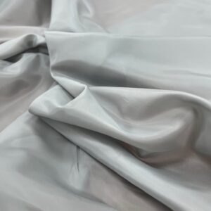 Dress Lining - #5 - Silver  - Light Grey - 100% Polyester Taffeta Lining - 120cm wide - $6.99 per mtr