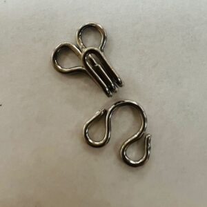 Hook and Eye - Silver - Medium size - One size only- 3 Pack - $3.99 pack