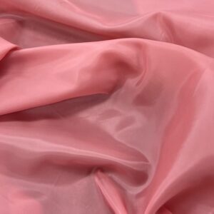 Dress Lining - #45 - Dark Coral - Taffeta 100% Polyester Lining - 120cm wide - $6.99 per mtr