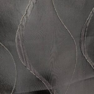 Curtaining (FF) - Chicane Pewter - Golden Chocolate Brown with textured Teardrops100% Polyester - 140cm wide - $8.00 pm Special