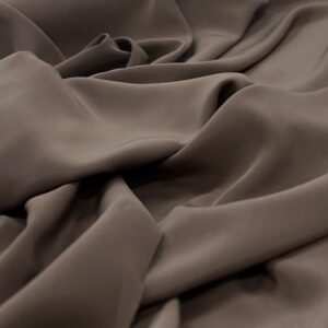 P456 - Deep Caramel Brown -100% Polyester - Sateen - 110cm wide - $12.00 per mtr