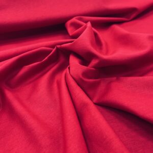 Q13  - Linen / Cotton Blend - True Red - 50% Linen / 50% Cotton - 155cm wide - $18.00 per mtr