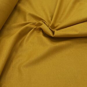 Q27 - Linen / Cotton Blend - Yellow Mustard - 50% Linen / 50% Cotton - 155cm wide - $18.00 per mtr