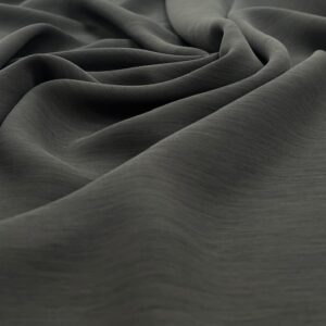 Suiting - Microfiber - Dark Mushroom with a darker fleck - 100% Polyester - Soft and flowy - 140cm wide - $19.00 per mtr