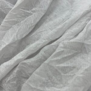 Body Mesh - #2 - Crinkled White Body Mesh - 100% Nylon - 130cm wide - $16.00 per mtr