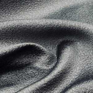 C465 -"NEW "-  Triple Weave Curtaining / Lining - Mason Arthracite - Dark Charcoal - Hammered Textured - 100% Polyester - 153cm wide - $15.00 per mtr