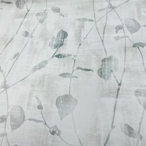 C454 -"NEW "-  Triple Weave Curtaining / Lining - Linfield Laurel - Patterned Leave in Sage Green - 100% Polyester - 153cm wide - $20.00 per mtr