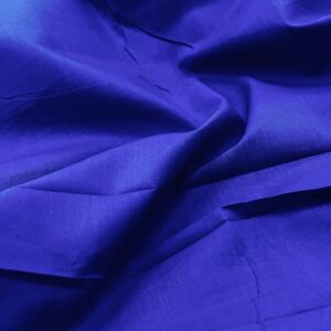 Poplin - T2100 - Blue - 65% Polyester / 35% Cotton - 1.15cm wide - $5.50 per mtr