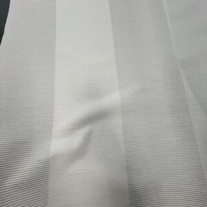 CS161 - 3 Mtr Wide / Drop Curtaining - Borneo Blackout Lined - Silver Birch - Silver - 18cm Two Toned Plain and Textured Stripes - B Grade - 100% Polyester - $25.00 per mtr